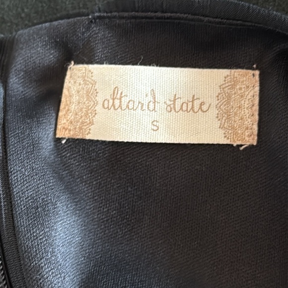 Altar’d State Black long sleeve Dress 🖤 Sz Small - Picture 9 of 9